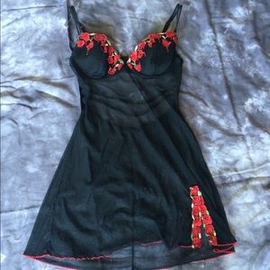 Sheer Black nightgown
